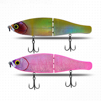 Leurre de pêche Stickbait articulé en deux segments à descente lente 200mm-76.5g 240mm-124g pour appât dur
