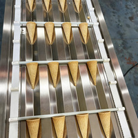 Ligne de production automatique de cornets de crème glacée haute capacité pour une production à grande échelle