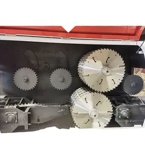 TIANHUA Automatic Log Multi Blade Saw Machine Log Cutting Multi Blade Rip Saw Machine For Redwood cutting and log cutting