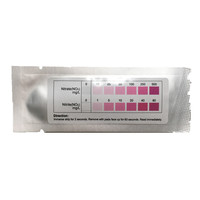 Tiras Reactivas OEM para Análisis de Calidad del Agua: Cloro, Nitrato, Nitrito, Hierro, Cobre, Dureza (Tira Individual/Bolsa)