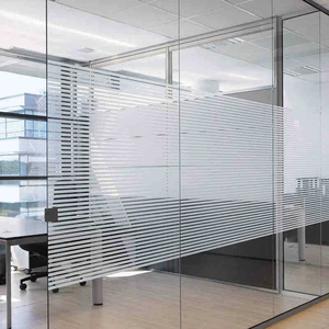 Film adhésif décoratif givré en PVC pour fenêtres, motif stores épais, pour vitres et cloisons <span class=keywords><strong>de</strong></span> bureaux et <span class=keywords><strong>de</strong></span> maisons - Product Image 1
