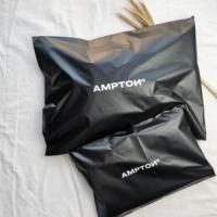Luxury Matte Black Poly Post Mailer, Custom Own Logo