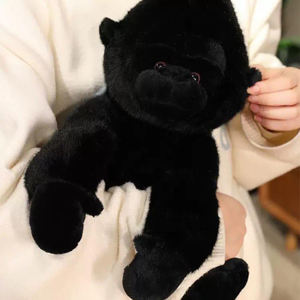 Vente en gros d'animaux en peluche mignons et doux, peluche King Kong de 10 pouces, poupée gorille Silverback, cadeaux d'Halloween et de Noël pour filles et garçons - Product Image 3