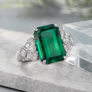 Anello con design geometrico Anello da dito in stile vintage per donna - Product Image 3