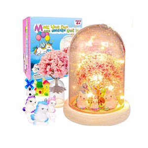 <strong>Magical</strong> Mini Plant Garden in a Jar DIY Light up Unicorn Terrarium <strong>Kit</strong> for Kids with LED <strong>Mushroom</strong> Lights - Product Image 1