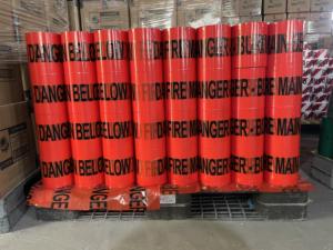 Customized LLDPE <b>magnetic</b> barricade tape marking - Product Image 5