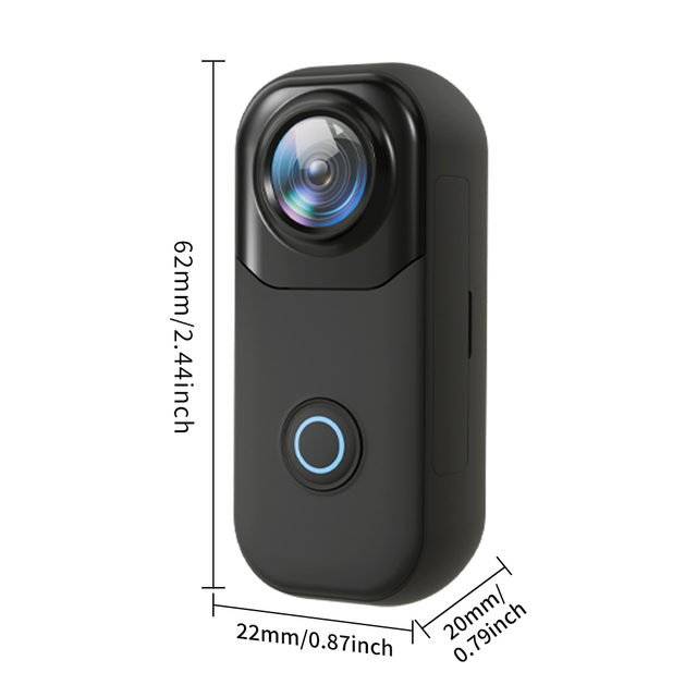 Factory Direct  WiFi Action Camera, 4K 30FPS, 156° Wide Lens, 800mAh Rechargeable Battery, IP63 Waterproof  for Sports OEM/ODM