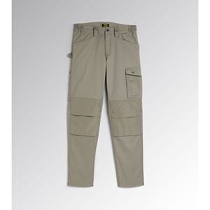 Pantalón Diadora Rock Stretch Performance de Nailon Gris Acero Talla L con Triple Costura - Product Image 1