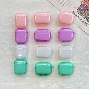 Funda de TPU con purpurina fluorescente estilo dibujos animados, a prueba de golpes, profesional, inalámbrica, para auriculares - Product Image 1