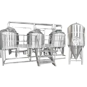 Stainless steel brewhouse beer micro brewery equipment two vessel brewing system