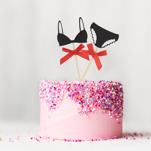 Adornos para Pastel de Cumpleaños para Mujer, Despedida de Soltera, Decoración para Pastel de Boda, Adornos Brillantes con Forma de Sujetador <span class=keywords><strong>Sexy</strong></span> - Product Image 4
