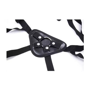 Venta caliente Dildo Holder Strapon Arnés Panty Cinturón de cuero ajustable Correa en pantalones para lesbianas Gays - Product Image 4