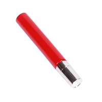Tube de brillant à lèvres vide en plastique doré de luxe, surface brillante, couleur personnalisée, pour masque facial et rouge à lèvres, vente en gros