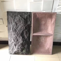 Steinverblender PU-Steinwandpaneel Künstlicher Granit-Verblender Polyurethan-Material für Hotelanwendungen Große Steinplatten