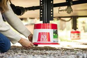 <span class=keywords><strong>Bloc</strong></span> de cric de <span class=keywords><strong>remorque</strong></span> avec aimants, stabilisateurs de nivellement rapide <span class=keywords><strong>pour</strong></span> remorques, 1 paire, accessoires de voyage - Product Image 4