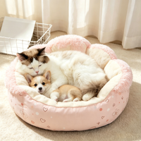 Cama para Mascotas Mini Nest, para Mascotas Recién Nacidas, con Base Antideslizante, Impresión Personalizada, Agradable al Tacto, Cojín Plegable para Mascotas Pequeñas, Medianas y Grandes