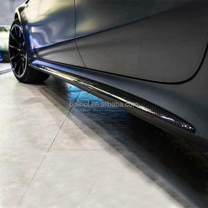 Jupe Latérale Lèvre Séparateur de Caisse en Fibre de Carbone Réelle pour <span class=keywords><strong>Mercedes</strong></span> <span class=keywords><strong>Benz</strong></span> <span class=keywords><strong>AMG</strong></span> GT63 <span class=keywords><strong>GT63S</strong></span> 4 Portes 2019-2023 Kit Carrosserie - Product Image 6