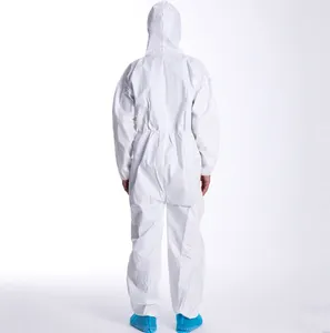 タイプ56使い捨て保護カバーオール使い捨てジャンプスーツブランコ不織布保護実験服
