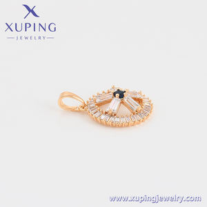 A00897381 XUPING prezzo economico gioielli in dollari in stile messicano bambina abbigliamento quotidiano 18 carati color oro sintetico CZ 3A + ciondolo in pietra - Product Image 4