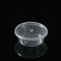 Gobelets miniatures en plastique PP pour sauces et condiments, écologiques, étanches, jetables, pour usage commercial dans les restaurants