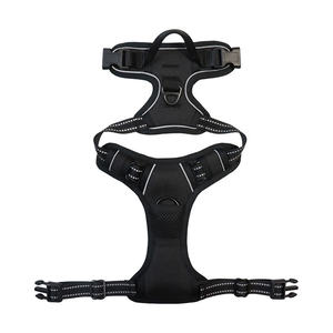 เสื้อกั๊กสุนัขสะท้อนแสงบุนวมนุ่มปรับได้ไม่ดึงและไม่ทำให้สำลักสำหรับสุนัขขนาดใหญ่ที่ผลิตจากไนลอนที่ทนทาน - Product Image 5