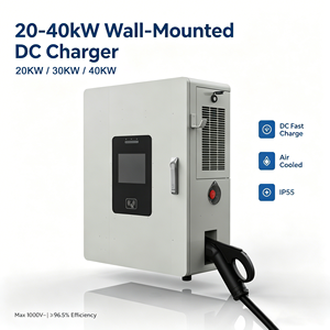 เครื่องชาร์จรถยนต์ไฟฟ้าแบบติดผนัง/แบบตั้งพื้น ขนาด 20kW 30kW 40kW ระบายความร้อนด้วยอากาศ รองรับมาตรฐาน CCS Chademo GB/T - Product Image 1