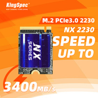 KingSpec محرك الأقراص الصلبة ssd صغير الحجم m.2 nvme pcie 3.0 للألعاب قرص صلب m2 الجيل الثالث ssd 2230 لأجهزة steam deck