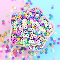 Hochwertige Großhandel 100 gr/beutel 5mm Verschiedene Formen Polymer Clay Konfetti Streu sel Schleim füller