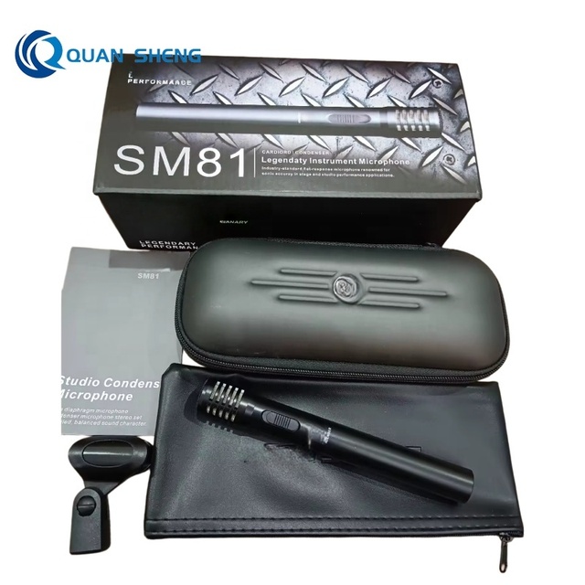 High-Quality SM81 Small Diaphragm Condenser Microphone for Studio Recording Instrument Capture Professional Audio Gear