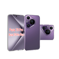 Coque de téléphone en TPU haute transparence pour Huawei Pura 70 Pro coque de téléphone en TPU antichoc transparente pour Huawei Pura 70 couverture de téléphone transparente