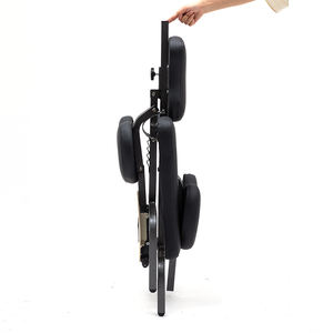 Fabrik Großhandel tragbare PVC Leder Kunststoff Kopfstütze schwarz Klapp <span class=keywords><strong>massage</strong></span> Spa Beauty Salon Tattoo <span class=keywords><strong>Massage</strong></span> stuhl - Product Image 5