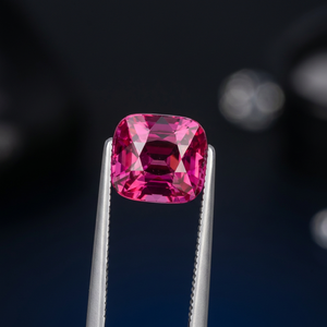Granat rose naturel taille coussin Tanga, coupe excellente, 5.0 CT, 9.3x8.5x6.8mm, provenant de Tanzanie - Product Image 3