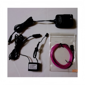 <span class=keywords><strong>Fil</strong></span> EL avec driver AC110V/240V. Contrôle Constant/Flash/Sonore. Multicolore. Pliage et découpe sur mesure. Néon <span class=keywords><strong>Lumineux</strong></span> - Product Image 4