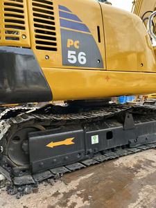 Miniexcavadora usada original de Japón, Komatsu PC56-7 / PC56, excavadora pequeña sobre orugas con cuchilla dozer para construcción - Product Image 4
