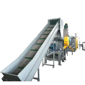 Bottles flakes wash and dry waste PP PE PET bottles recycle plastic washing machinery