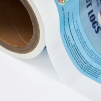 Film d'emballage alimentaire en rouleau personnalisé pour sachets, film plastique pour snacks, bonbons et biscuits, pour utilisation en machine