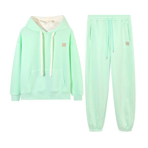 Conjunto de Ropa Casual para Mujer OEM/ODM, Estilo Urbano, Apto para Primavera y Otoño, Conjunto Holgado de 2 Piezas, Ropa de Moda - Product Image 6
