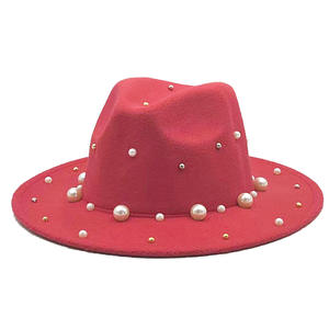 Chapeau unisexe <span class=keywords><strong>de</strong></span> style coréen, tendance, réglable, à large bord, avec décoration en nœud papillon fleuri, pour le printemps, décontracté, style britannique, jazz, fête, chapeau <span class=keywords><strong>de</strong></span> bal - Product Image 2