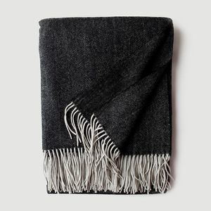 <span class=keywords><strong>Plaid</strong></span> en laine mélangée à pompons, polyvalent, pour climatiseur, voyage et décoration intérieure - Product Image 1
