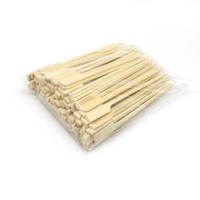 Brochettes de barbecue plates haut de gamme en bambou Teppo, écologiques, portables, jetables, de différentes tailles, en vrac, à prix abordable, vente chaude