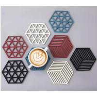 1 pièce plats chauds en silicone, rivet de Silicone personnalisé pour la cuisine, napperons de Table pour le comptoir de la cuisine