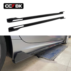 Pour BMW G20 G21 M Sport 318i <span class=keywords><strong>318d</strong></span> 320i 320d 320e 325i 330i 330d 330e 340i 340d <span class=keywords><strong>2018</strong></span>-2026 Jupes de pare-chocs latérales en fibre de carbone sèche - Product Image 1