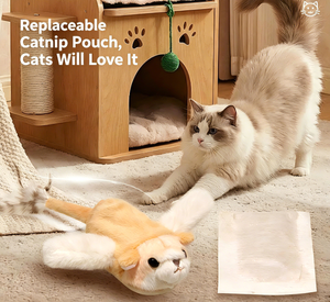 Juguete Interactivo Ecológico para Perros y Gatos, Peluche Suave de Ardilla o Ratón, Diseño Moderno, Encantador, Clásico y Simple - Product Image 5