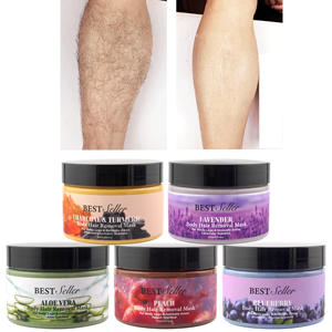 Crème dépilatoire OEM à résultats rapides, indolore, non irritante, parfumée à l'aloe vera, crème dépilatoire douce pour le corps, 500 ml - Product Image 6