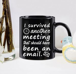 Taza de Café de Cerámica Negra Personalizable con Foto, Ecológica, en Caja de Regalo para Bodas con Diseño Creativo para Eventos Promocionales - Product Image 1