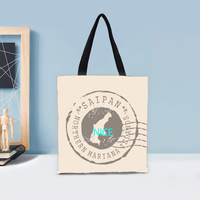Sac fourre-tout personnalisé avec impression graphique Saipan, léger, sac à bandoulière pour l'école, les études, les voyages en plein air et les cadeaux de vacances