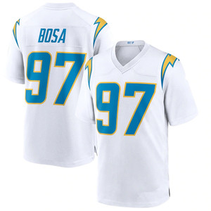 Camiseta de los Chargers de Los Ángeles Cosida al por Mayor 2025 para Hombre, 30 Kimani Vidal, 70 Rashawn <span class=keywords><strong>Slater</strong></span>, 52 Khalil Mack, 10 Justin Herbert - Product Image 5