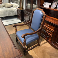 Ensemble de bureau et bibliothèque en bois massif de luxe américain avec un design écologique et durable pour les chambres, les salles d'étude et les bureaux