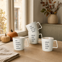 Tasses en céramique SWT, pour une ambiance cosy de café européen, des pauses café significatives, des cadeaux attentionnés et des moments quotidiens.