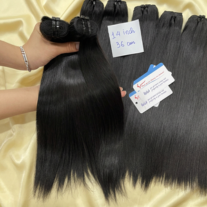 Extensions de Cheveux Vierges Vietnamiens 100% Naturels de Très Haute Qualité, Super Double Drawn, Lisses comme des Baguettes, Prix de Gros - Product Image 2